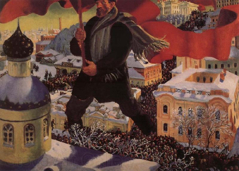 Boris Kustodiev A Bolshevik Norge oil painting art